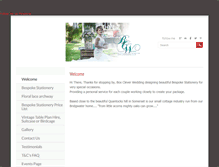 Tablet Screenshot of boxcleverwedding.co.uk